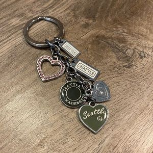 Coach Seattle Washington Keychain